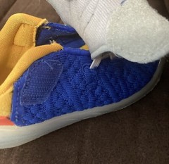 Nike LeBron Bugs Bunny Tune Squad Space Jam Toddler Shoes. Size 7. Blue/ Yellow