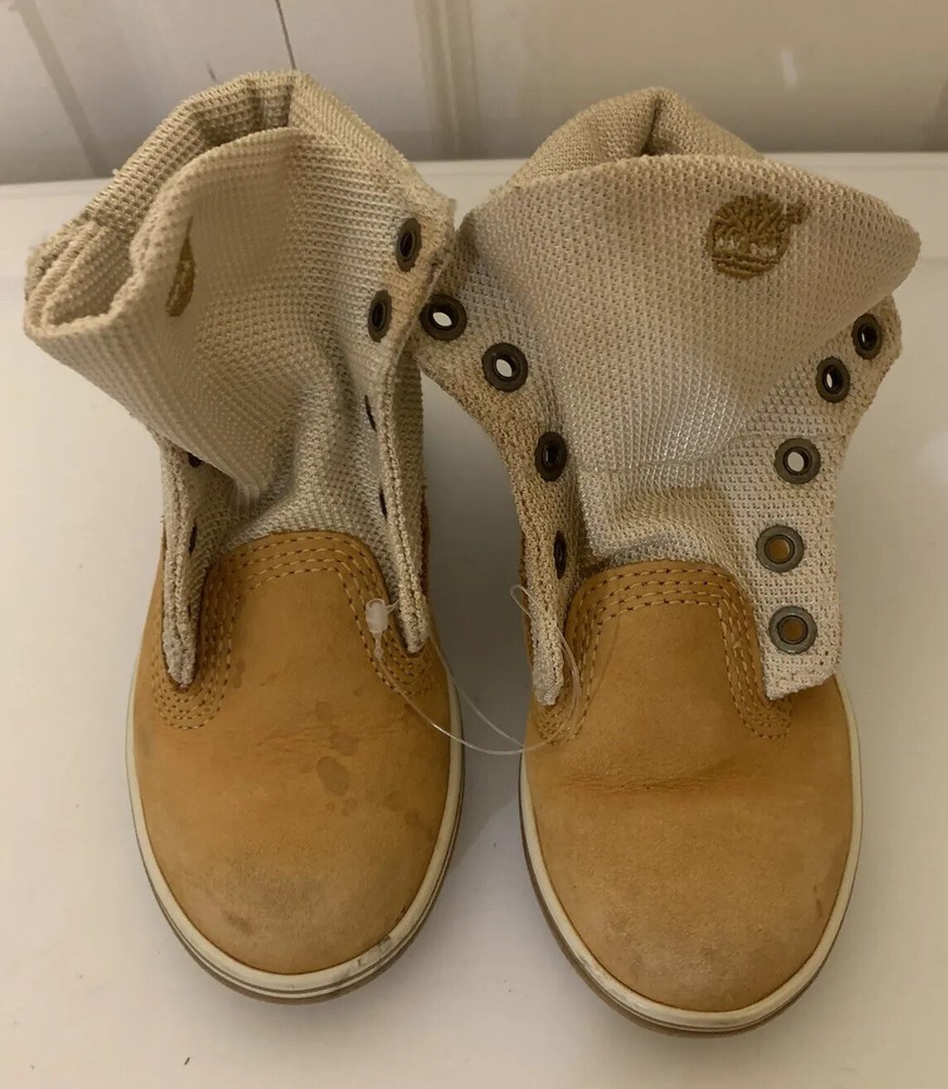 Timberland Classic Premium Wheat Leather 100% Waterproof Boots For kids Size 8