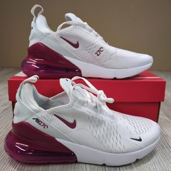 Nike Air Max 270 GS White/Sweet Beet Size 6Y/Womens Size 7.5 New 943345-124