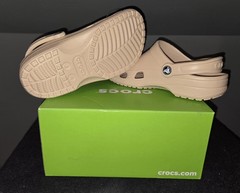 Crocs Classic Clog K Shitake Size 4Y/6W Brand New In Box