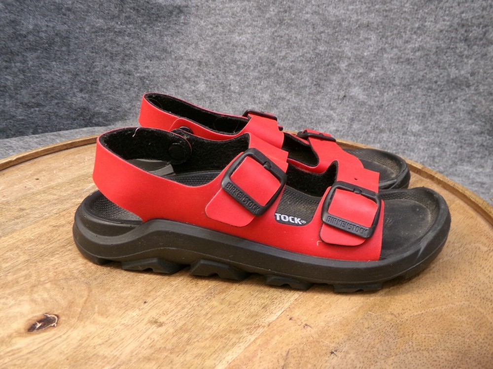 Birkenstock Kids Mogami Sandals Active Red Birko Flor Sandals Size 32 US C1 N.