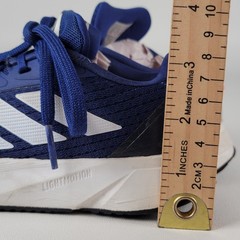 Adidas Kids Running Shoes Blue White Athletic Sneakers Size 12K US Lace Up