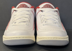 Nike Air Jordan 2/3 White Varsity Red FD0384-161 Gradeschool Size 5Y New