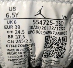 Kids Size 6.5y (GS) – Jordan 1 Mid White Arctic Orange
