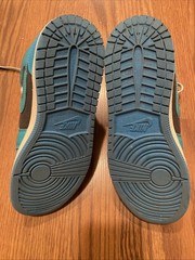 Nike Air Jordan 1 Mid GS Black Aqua Blue ‚Inspired by the Greatest‘ Kids Size 4Y