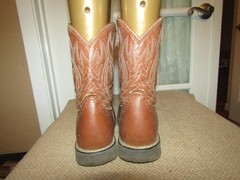 Lil‘ Durango Kids 8” Western Boots 3M Rodeo Brown Leather Pull On Cowboy Boots