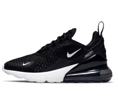 NIKE AIR MAX 270 GS BLACK/WHITE SIZE 6Y BRAND NEW W/BOX (943345-001)