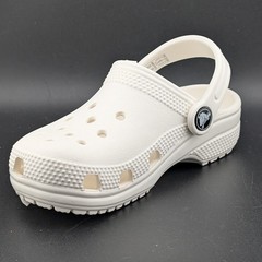 Big Kids Size C11 Crocs Classic Clog K – Bone White ~ Genuine New w/ Tags 206991