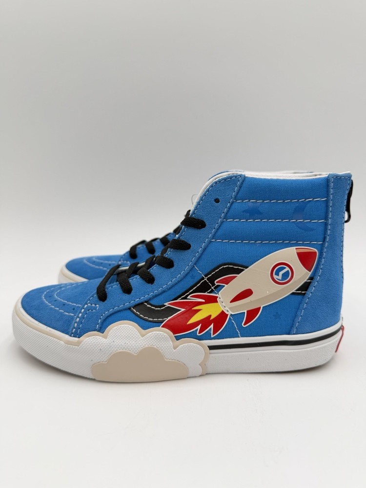 Vans Sk8-Hi Rocket Unisex Youth Size 3Y Glow In The Dark Blue |VN000C4YBER|