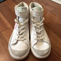 Nike Blazer Mid 77 White Pink Mint Green DA4087-106 High Top Shoes Kids Size 3Y