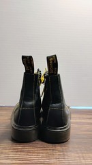 Dr Martens Junior 1460 Pascal J Boots Black Size US 2 (AW004) Lace & Zip Leather