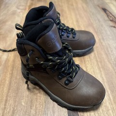 Magellan Outdoors Boots Boys Size 12D Argo PS/GS Brown Hiking Lace Up Waterproof