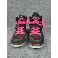 Jordan Flight 45 High Black Pink Kids Sneakers 524864-008 Size 6.5Y