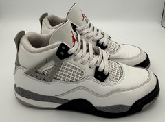 Nike Air Jordan 4 Retro White Cement PS 3Y IB4388-100 Preschool Shoes