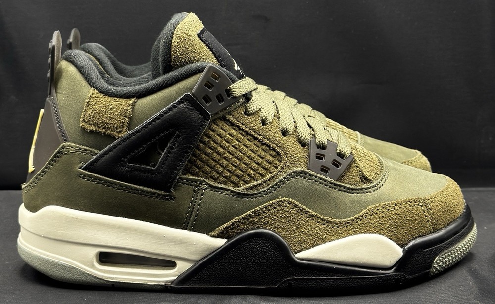 Size 5 (GS) – Jordan 4 SE Retro Low Craft – Olive