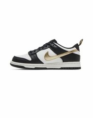 NEW Nike Dunk Low Metallic Pewter Black White SB RARE 2022 DH9764-001 Size 5.5
