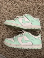 Nike Low Dunk GS Kids Mint Foam Green White Size 5Y