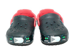 CROCS Kids Star Wars Darth Vader Light-Up Clogs Toddler Size C-6 Black Red Multi