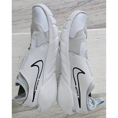 Nike Flex Runner 3 Kids Grey White Slip On Running Shoes DJ6038-010 Size 4Y