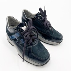 Hogan Interactive Kids Blue Sneakers Toddler Size 11 EU28 Designer Italy $275