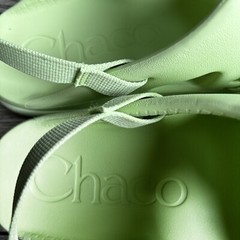 Chaco Big Kids Junior Green Slingback Sport Adjustable Sandals Sz 6