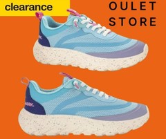 Rugged Shark BIG Kids SIZE 4 Trek Sneakers Color Light Blue NEW