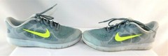 Nike Grey/Electro Green RN Running Shoe ~ Size 7Y (904255-004)