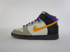 Nike Dunk High GS 308319-200 Beige Purple Yellow Black Shoes Sneakers Size 6.5Y