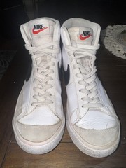 Nike Blazer Mid ’77 Orange White Black DA4086-100 Boys Girls Wmns Size 7Y