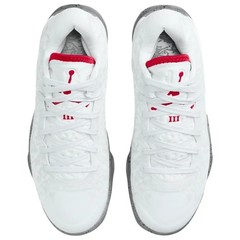 Air Jordan Zion 3 (Size 5.5Y) „White/Grey/Red“ Boys Grade School Basketball Shoe