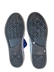Converse All Star Low Top – Blue And Black Size 5.5 Child’s Slip On Shoe No Lace