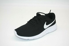 UNISEX NIKE TANJUN (GS) 818381-011 BLACK/WHITE-WHITE RUNNING SHOE