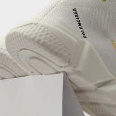 Balenciaga Youth White Multi Logo Speed Sock Sneakers Size EU 23 24 NWB 0003