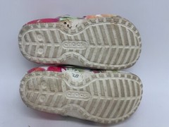 Crocs Classic Lined Clogs Kids Multicolor Rubber Slip-On Straps Round Toe – J3
