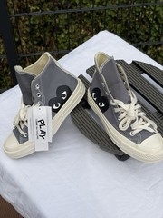 Converse Chuck Taylor All Star x Comme des Garçons PLAY High Top EU 35 Grey