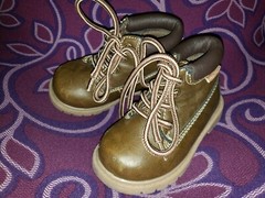 Healthtex Kids Boots Toddler Size 5M Non Marking Soles Brown