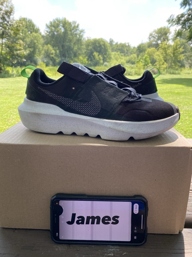 Size 7 (GS) – Nike Crater Impact Low Black Db3551001