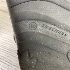 Skechers Hippo Mule Shoes Clogs Youth Size 10 Slip On Ankle Strap Sandals Black