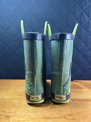 Spring Time Kids Western Chief Crocodile Lined Rubber Rain Boots Size 11/12