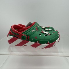 Brand New Crocs Mickey Mouse Christmas Holiday Lined Clogs Size Toddler Kid C11