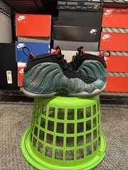 Size 6 (GS) – Nike Little Posite One Mid Gone Fishing – 644791-300