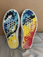 Vans x Crayola Authentic Doodle Print Sneakers White Multicolor Size Y2.5
