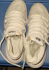 Nike Air Zoom KD10 KD Durant 6.5Y Or Women 7.5 *LITE USE Wht/Silver #918365