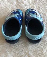CROCS FUNLAB LED Lights Shark Blue SANDALS – Size: C3