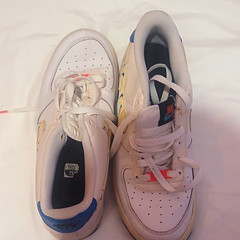 Nike Air Force 1 Low Top Leather White/Blue Multicolor US 7 DM7597-100