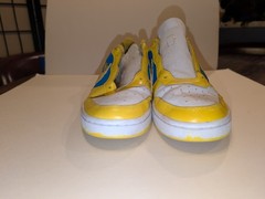 Nike Air Bart Shoes Size 7Y Simpsons Custom Jordan Sneakers 7 Y Boys Girls Kids