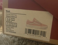 Size 3 – VANS Ward Canvas Chalk Pink Shoe – VN0A3TFWVUZ
