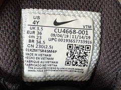Nike Air Max 270 React Shoes Youth Size 4Y Multicolor Rainbow Running CU4668-001