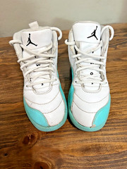 🔥Jordan 12 🔥 Flu Game 🔥 White/Mint Green 1y – Same day shipping