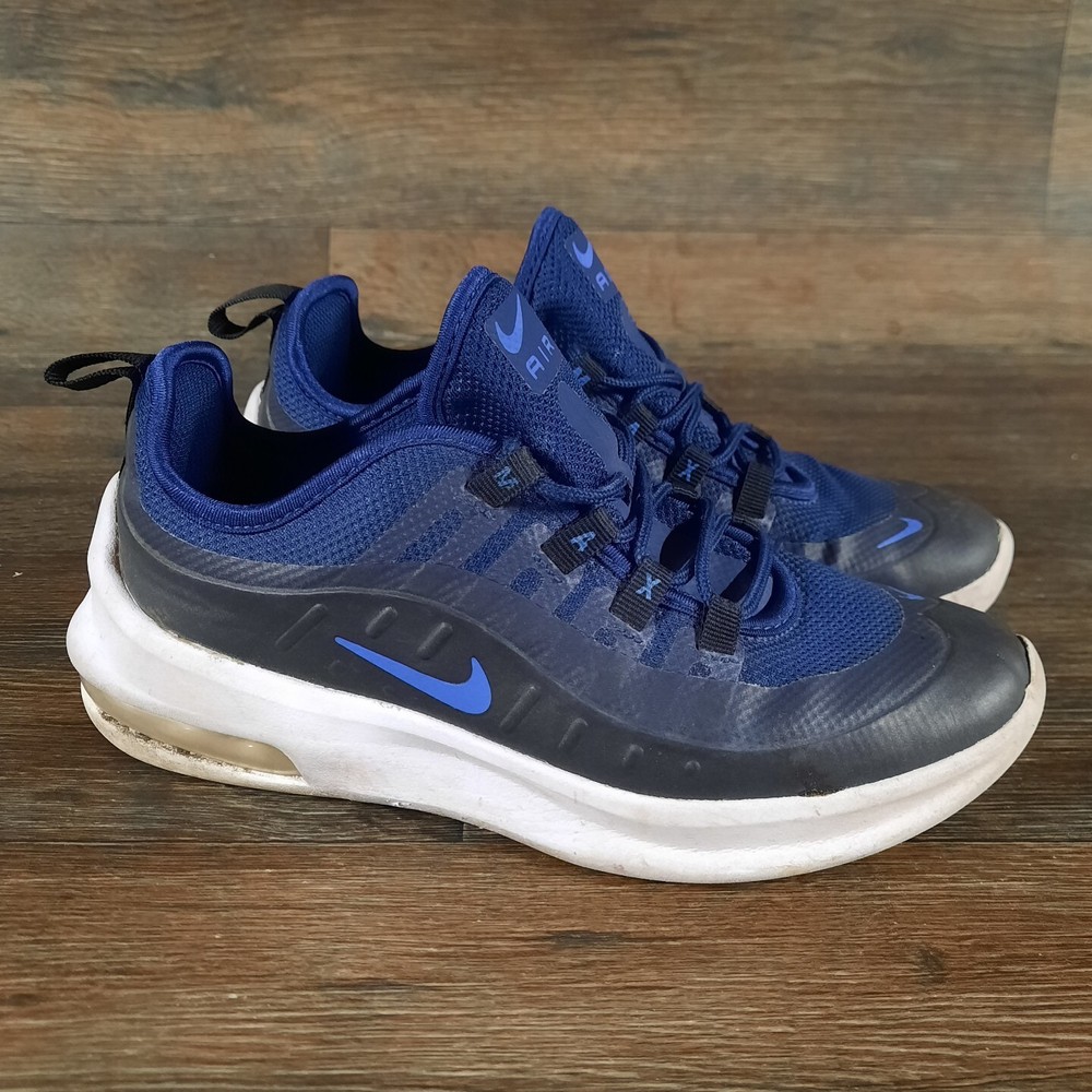 Nike Air Max Axis Shoes Youth 2y Athletic Sneakers Blue White Lace Up AH5223-405
